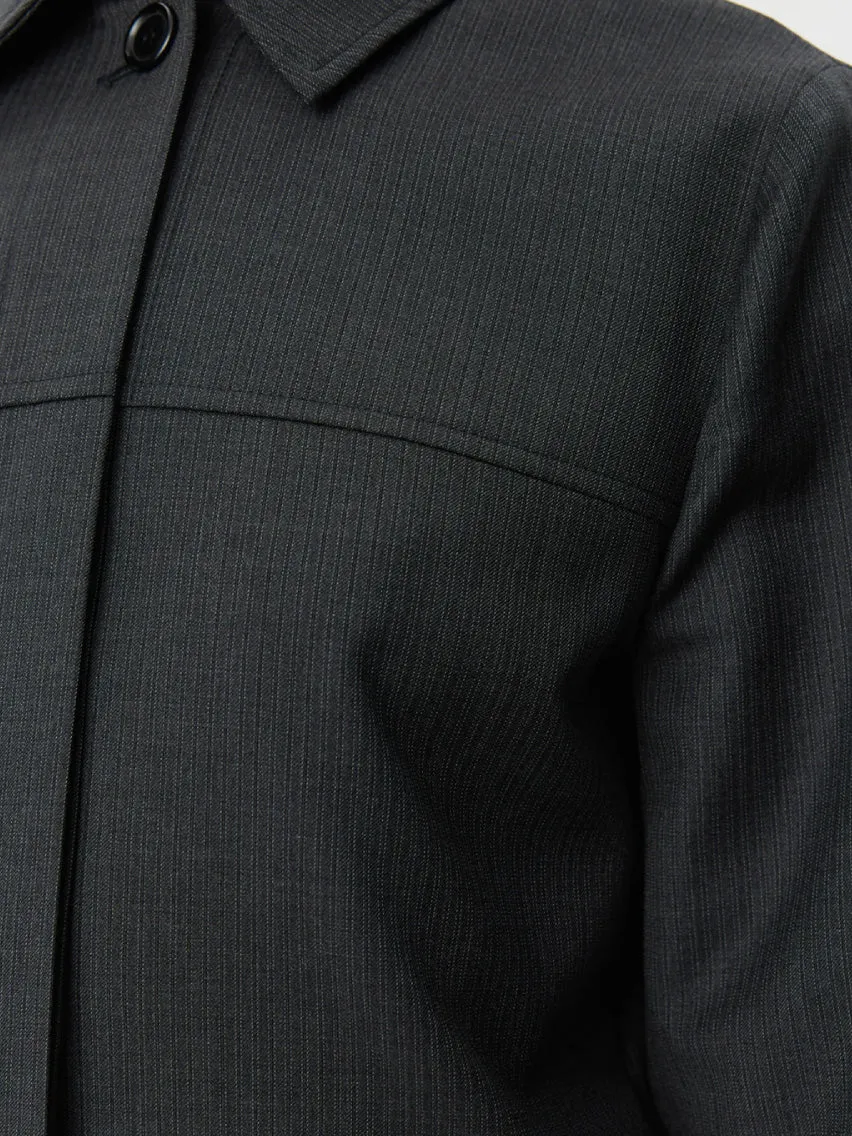 Above Jacket Grey 50's Stripe