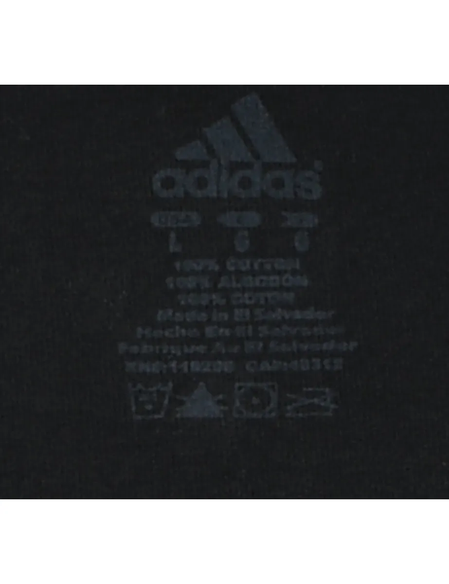 Adidas NBA Black, Red & White Sports T-shirt - L