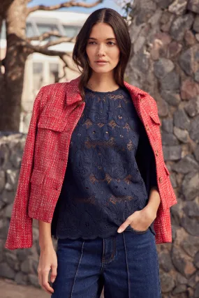 adjoin jacket - fire boucle