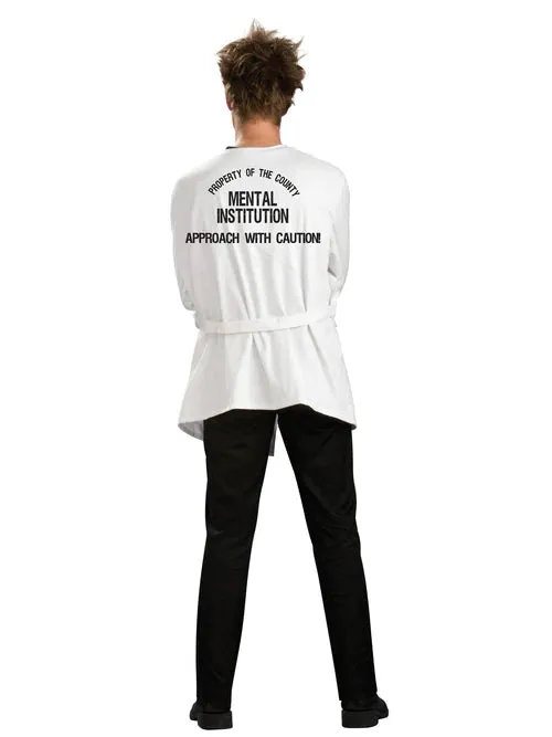 Adult Straight Jacket Insane Asylum Costume