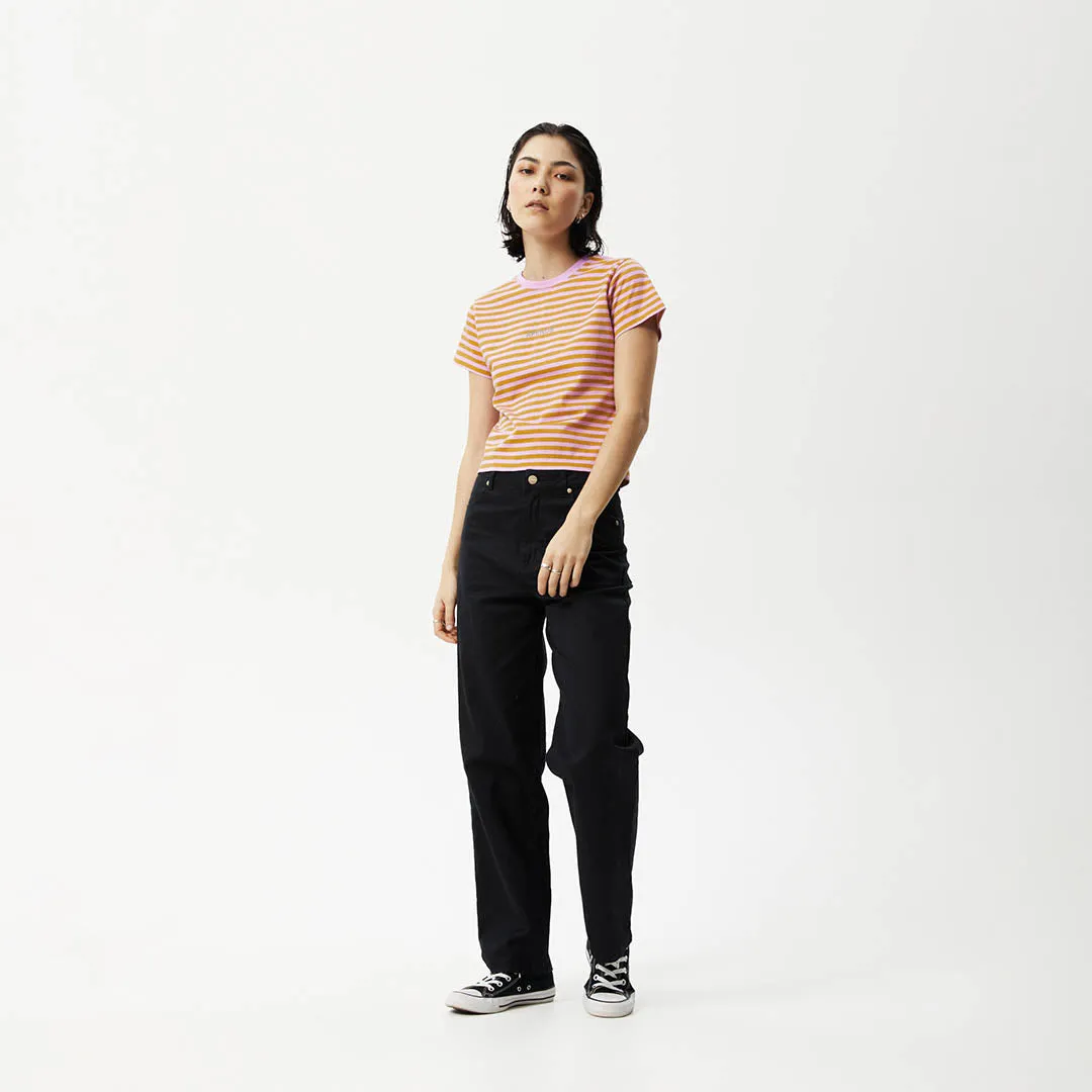 AFENDS Womens Jain - Baby T-Shirt - Candy Stripe