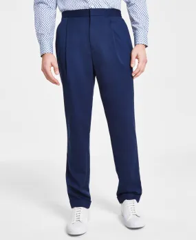 Alfani Mens Modern fit Dress Pants 36 / 32 Blue Solid Stretch