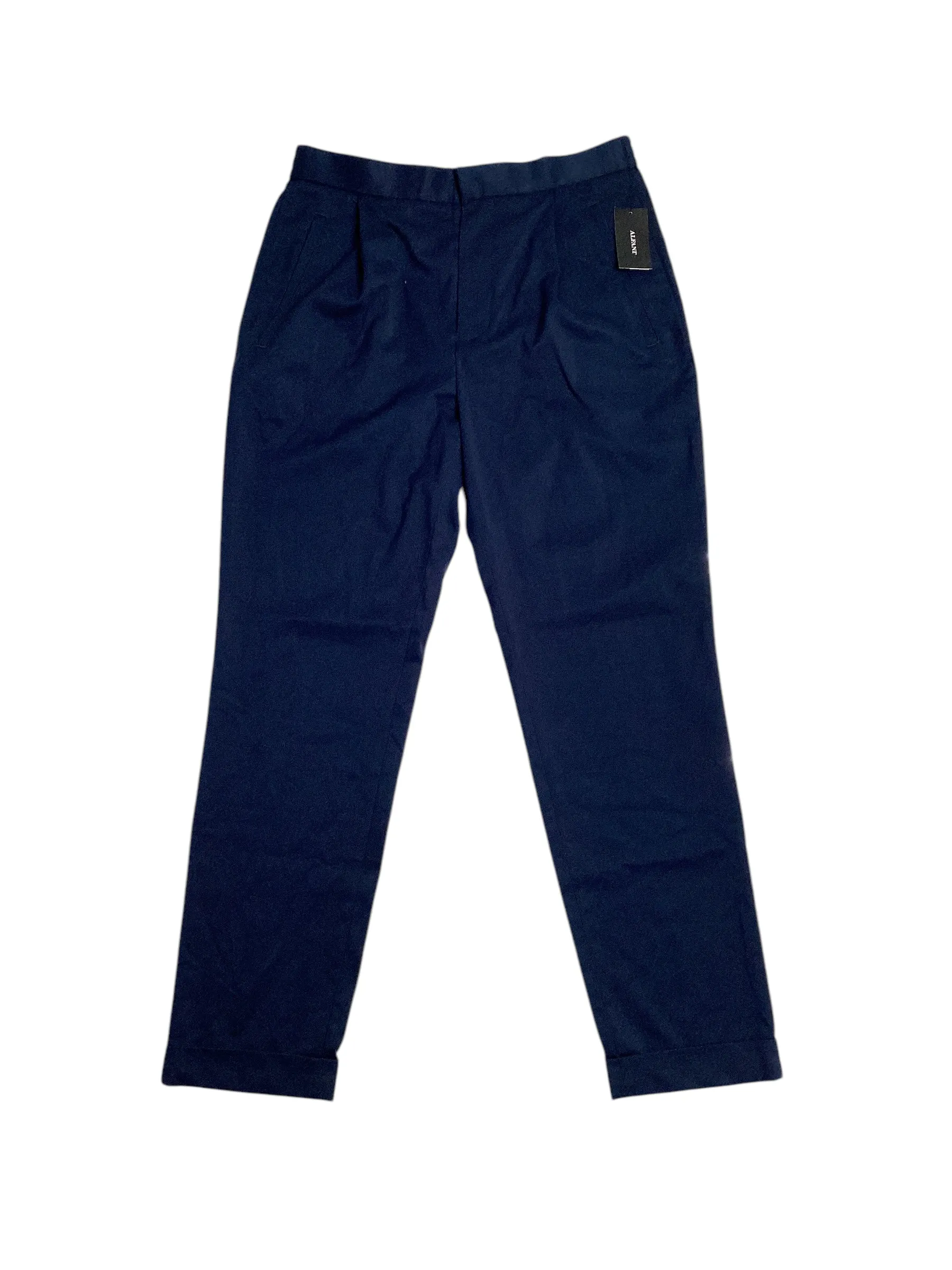 Alfani Mens Modern fit Dress Pants 36 / 32 Blue Solid Stretch