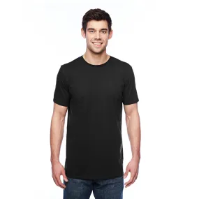 Anvil Men's Black 3.2 oz. Featherweight Short-Sleeve T-Shirt