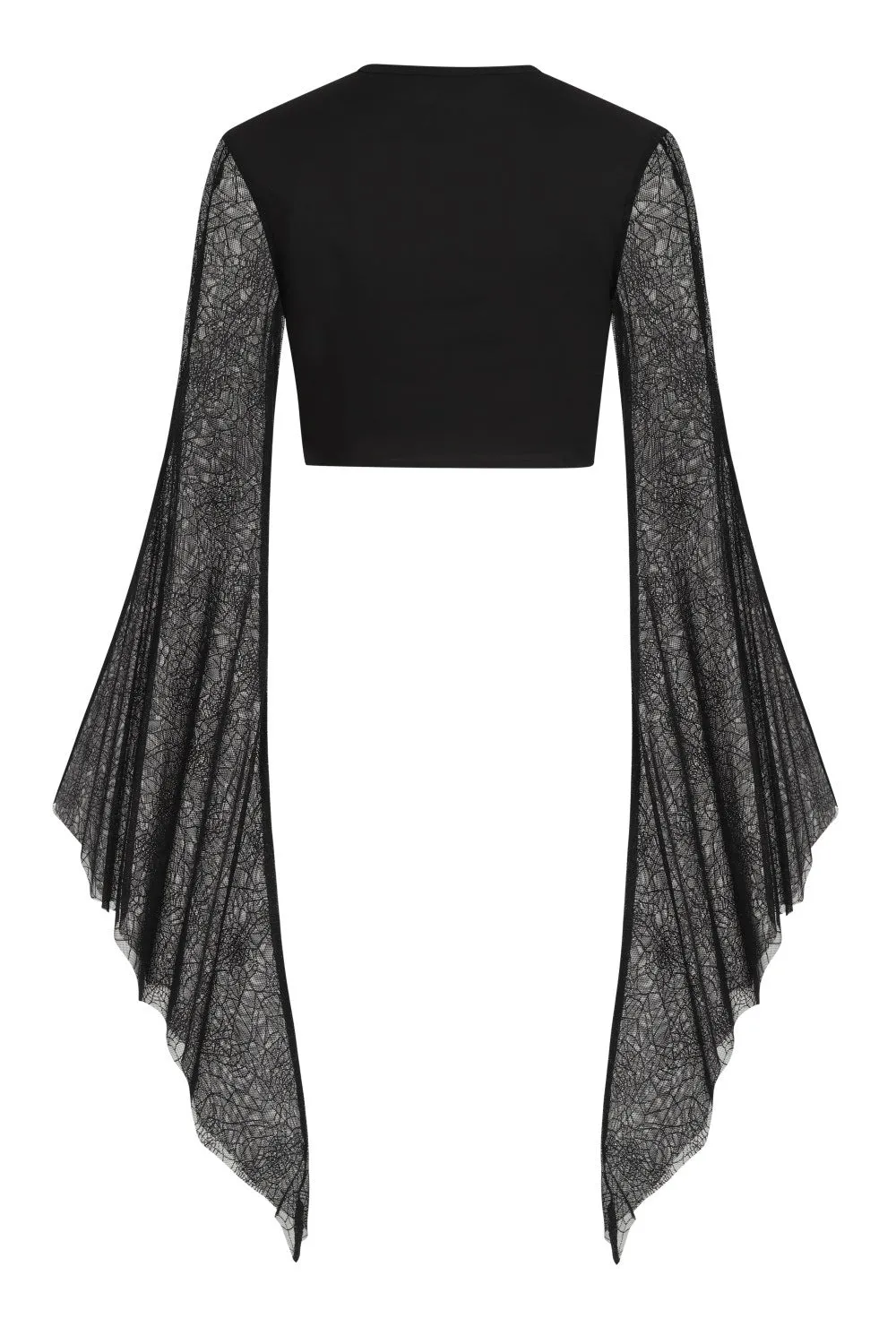 Banned Alternative Bellamira Extreme Sleeve Gothic Top