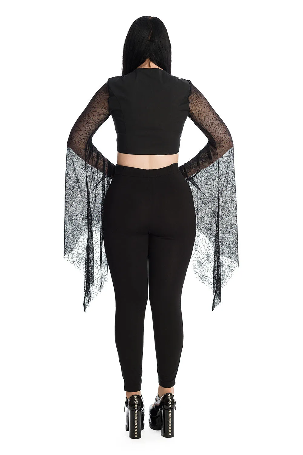 Banned Alternative Bellamira Extreme Sleeve Gothic Top