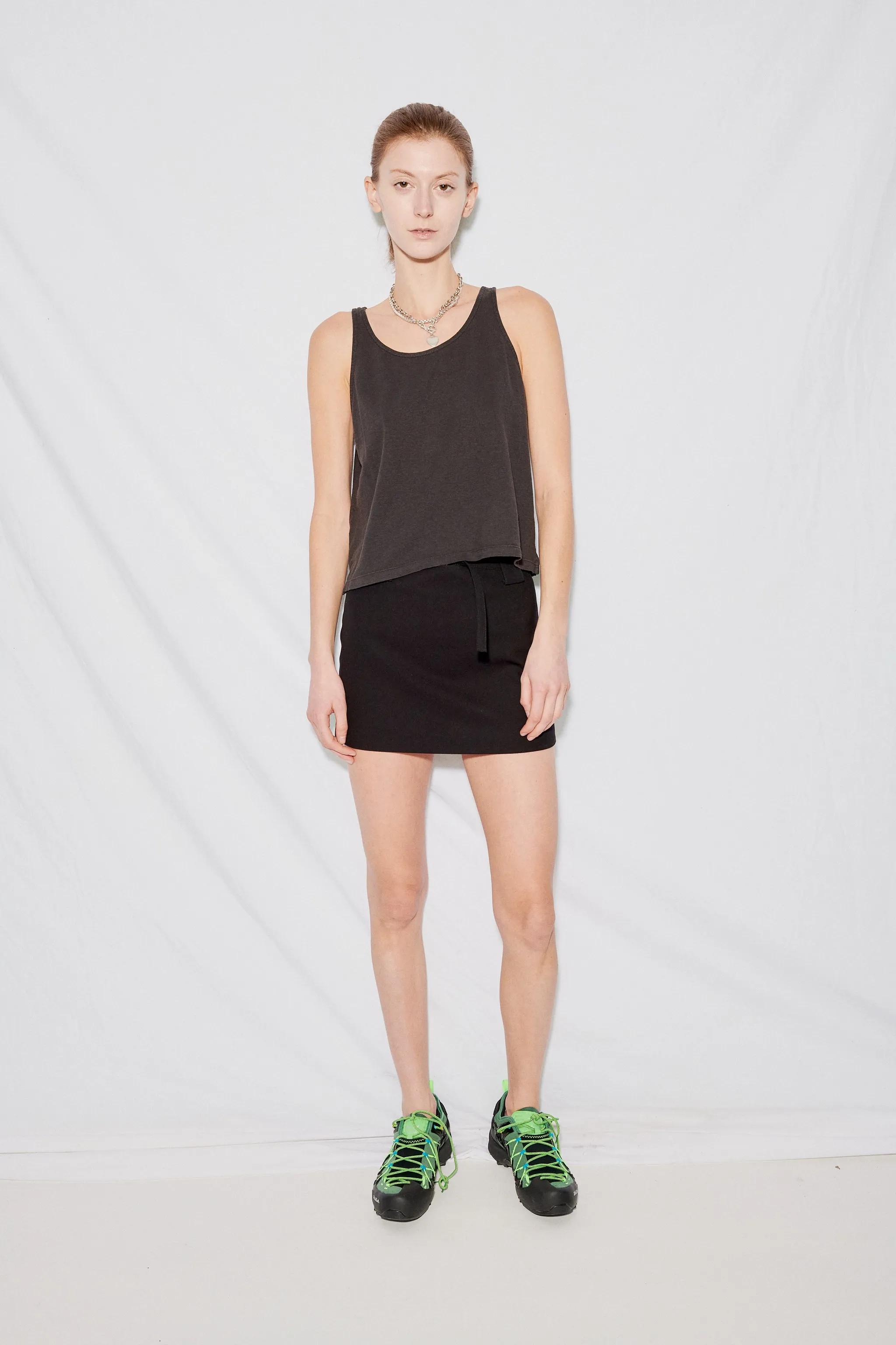 Black Cropped Tank