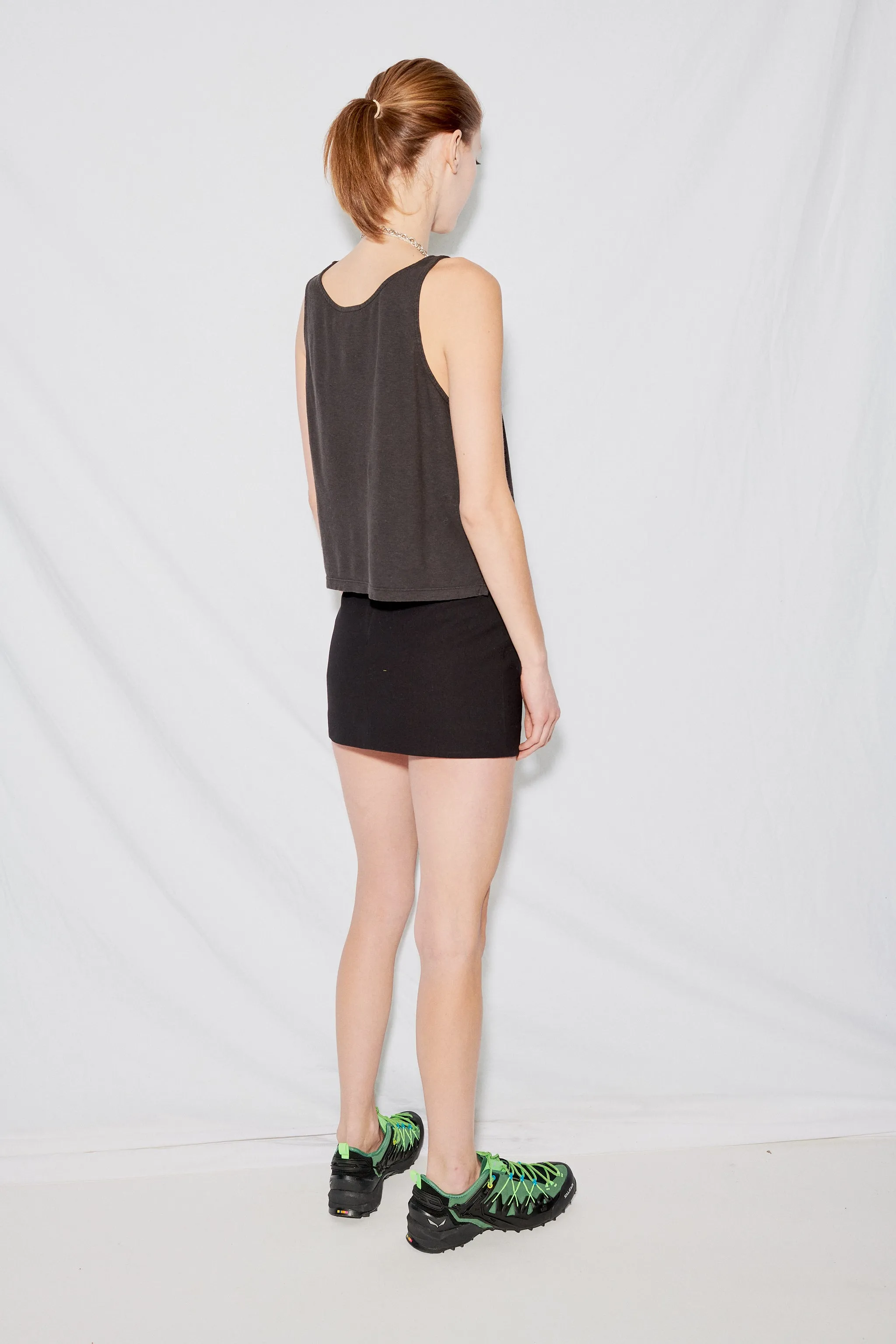Black Cropped Tank