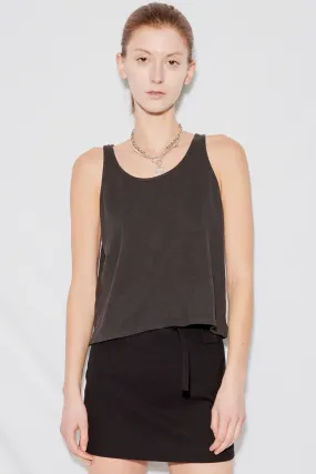 Black Cropped Tank