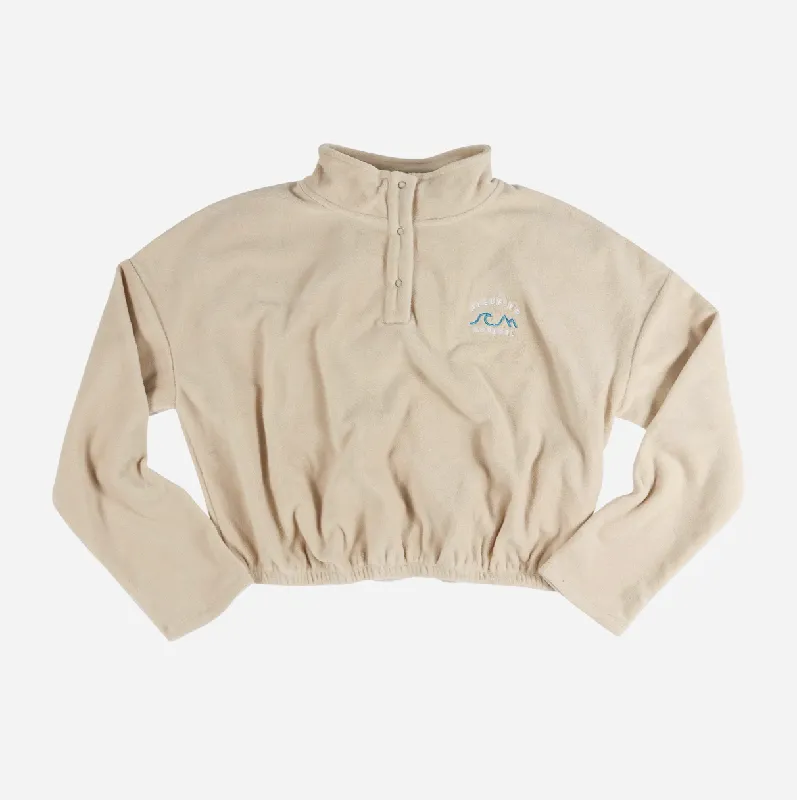Bleubird Cropped Fleece - Sand