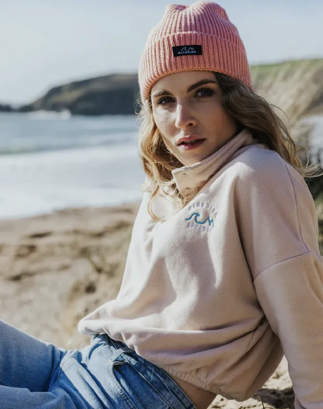 Bleubird Cropped Fleece - Sand