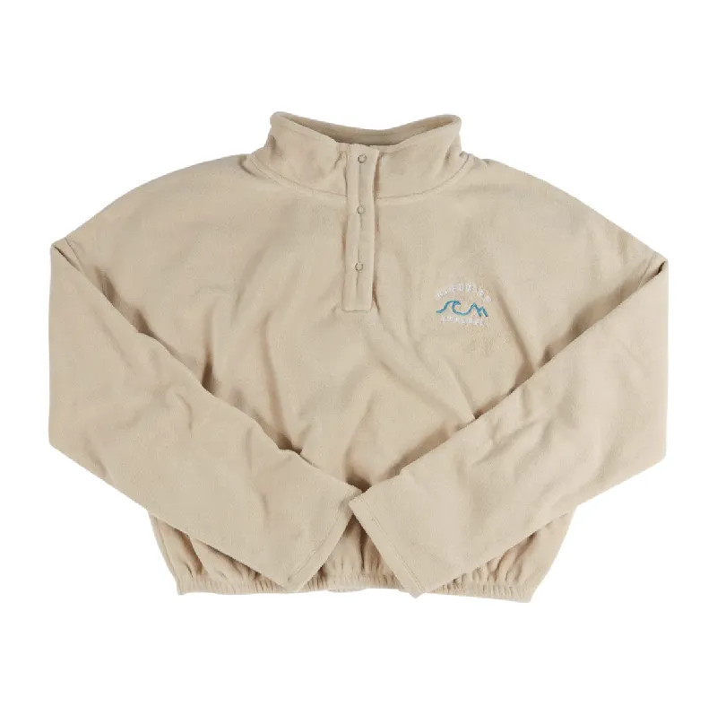 Bleubird Cropped Fleece - Sand