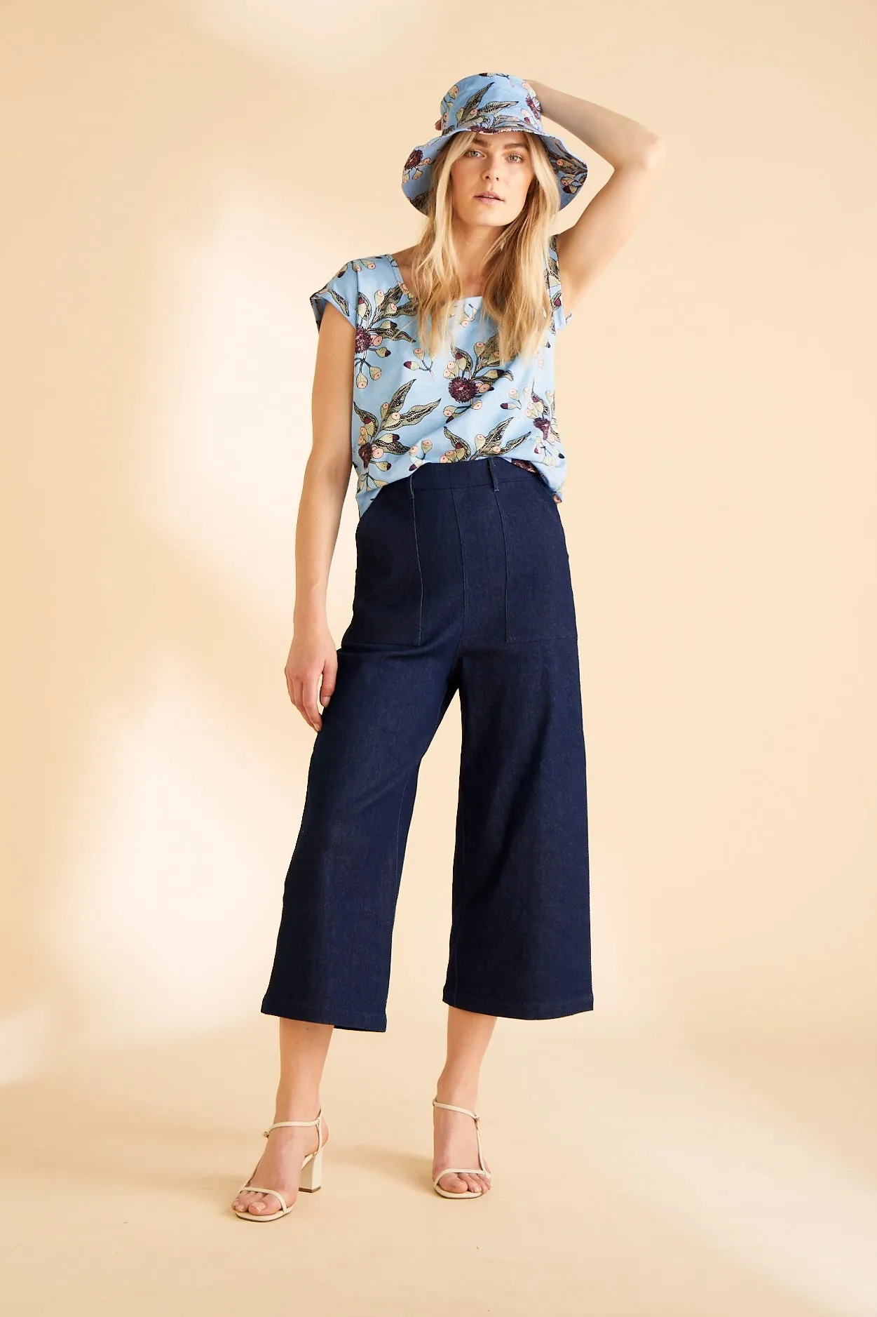 Blue Bumble Denim Pant