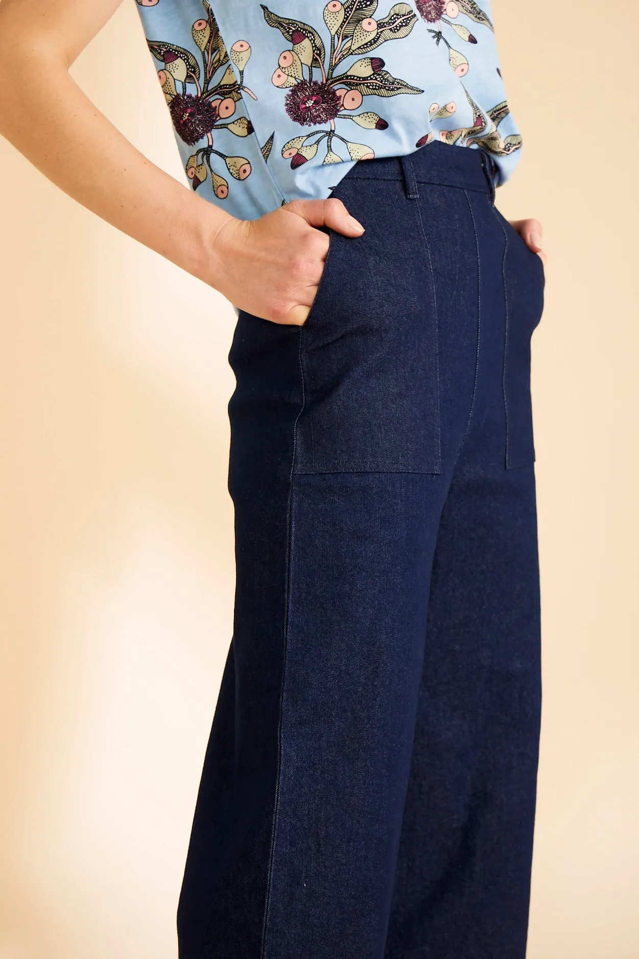 Blue Bumble Denim Pant