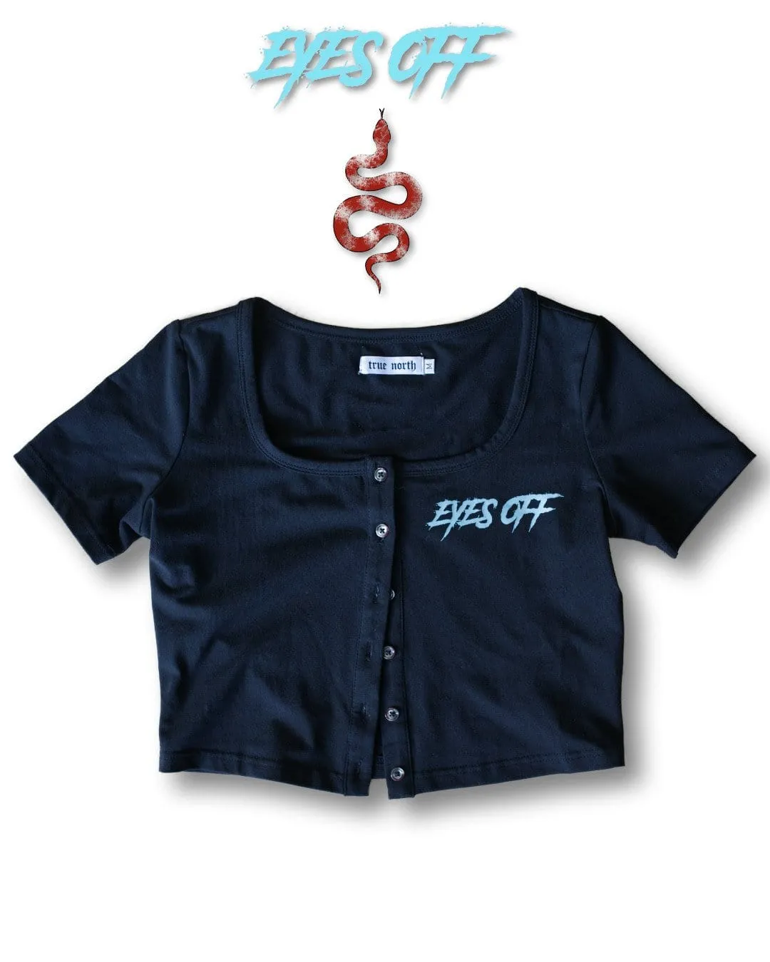 Button Up Crop Top