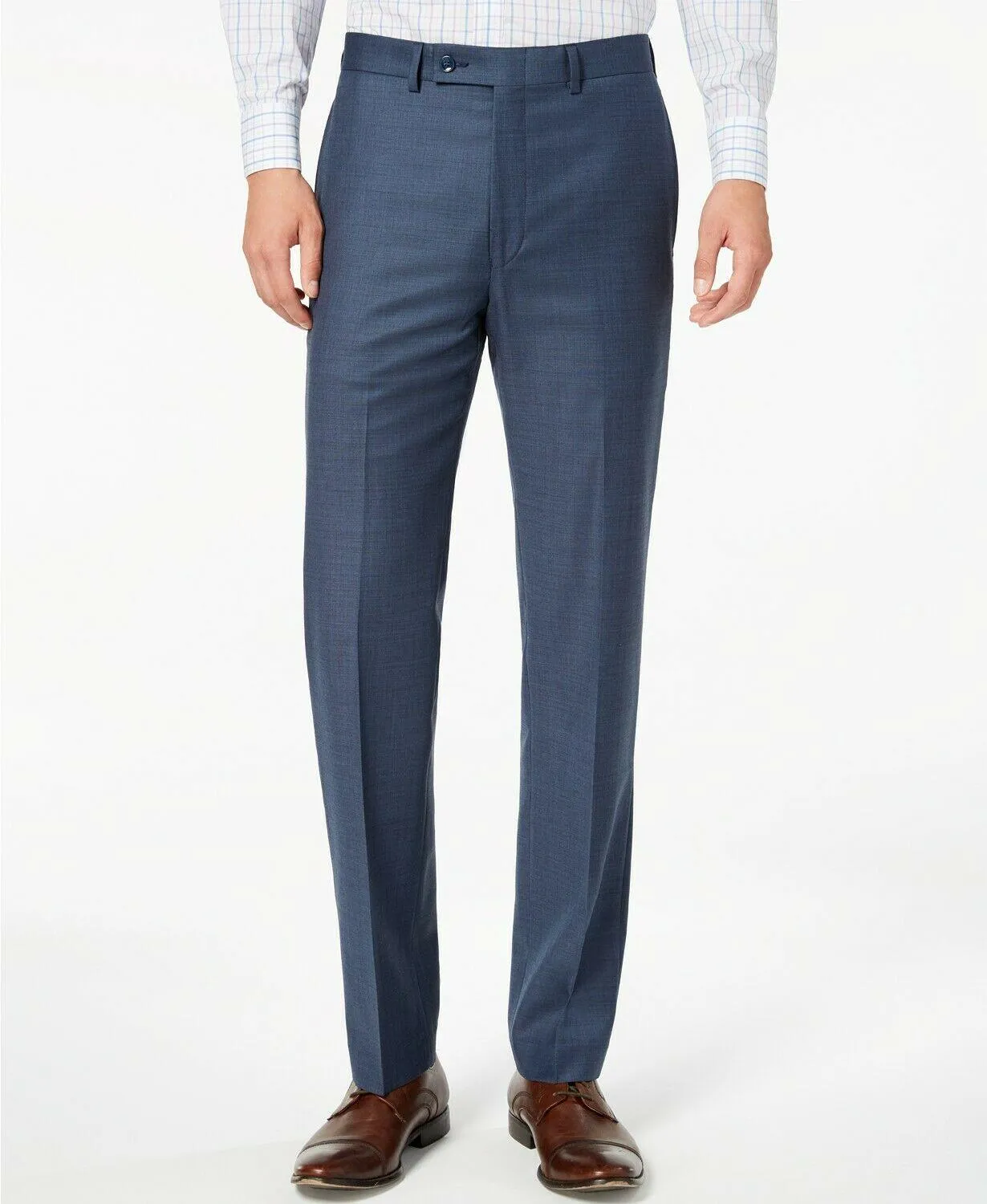 Calvin Klein Mens Slim fit Dress Pants 34 / 32 Blue Stretch