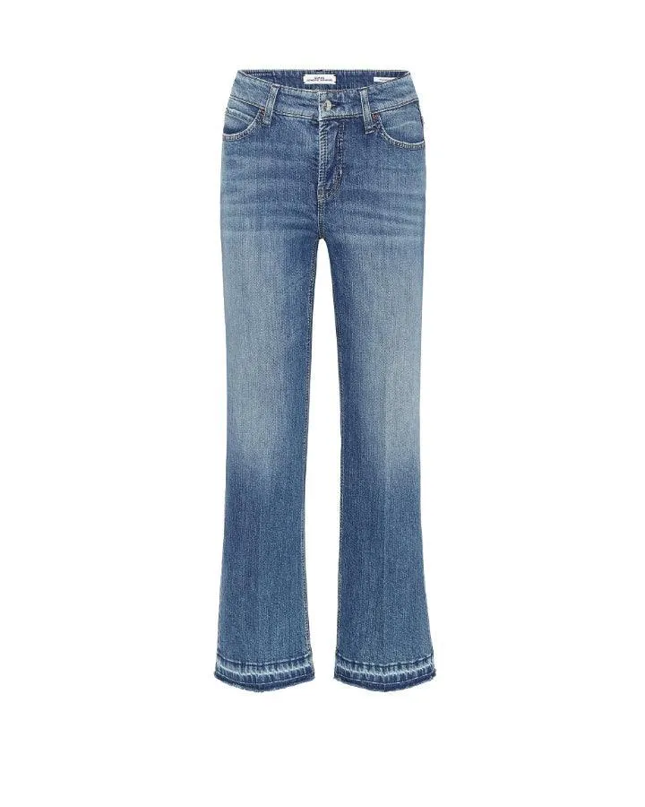 Cambio Francesca Denim Raw Hem Detail Jeans