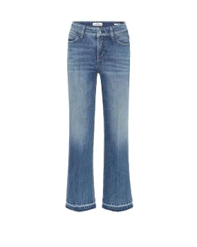 Cambio Francesca Denim Raw Hem Detail Jeans