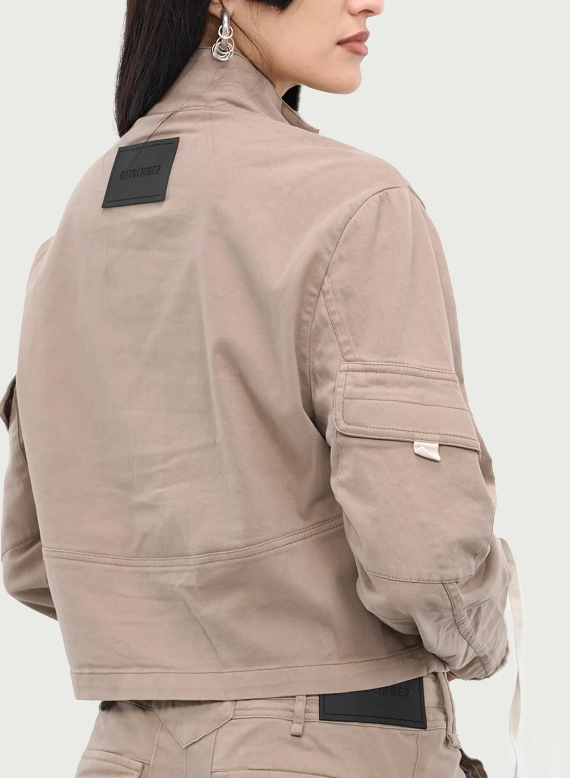 CROPPED CARGO JACKET