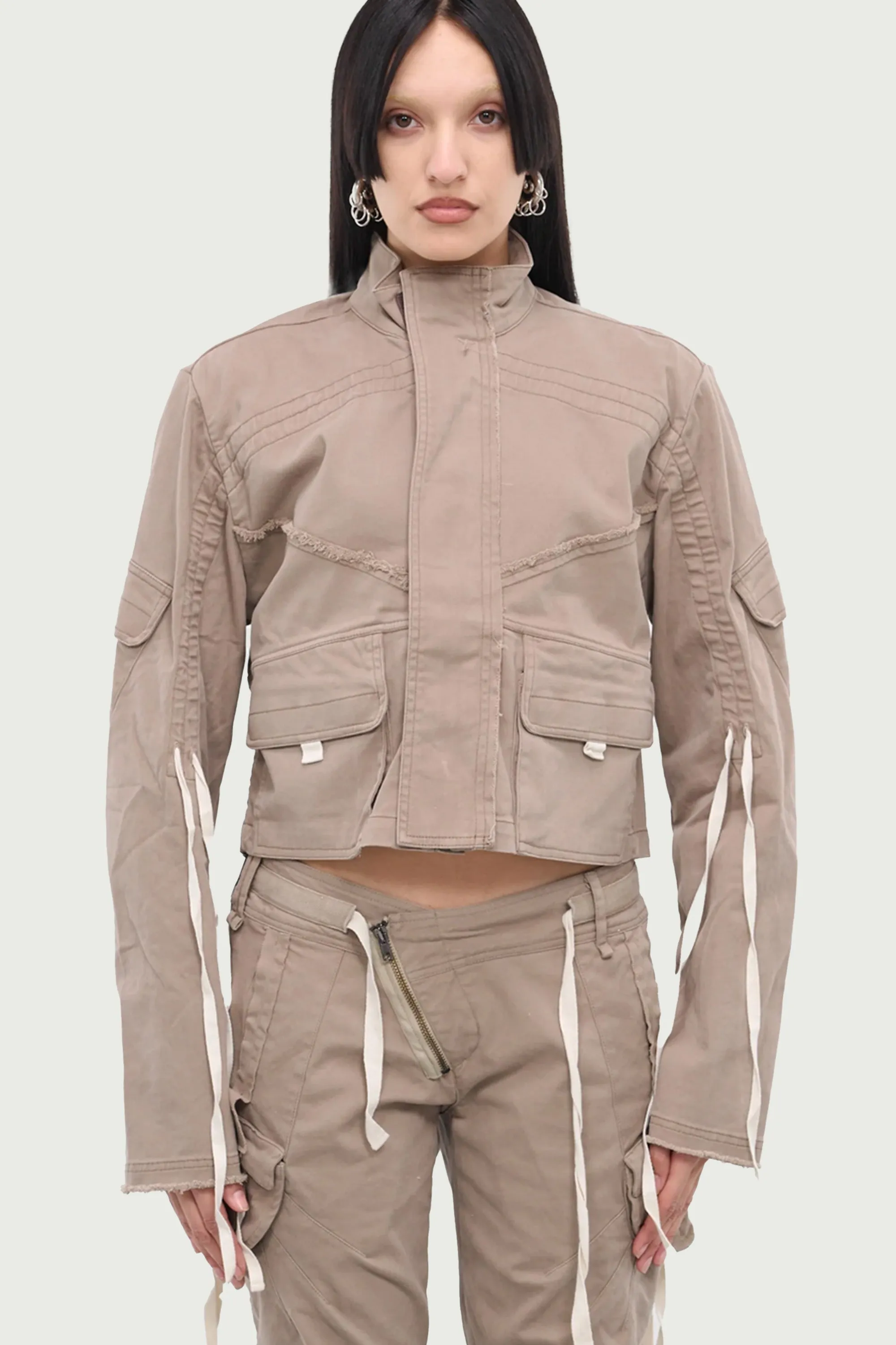 CROPPED CARGO JACKET