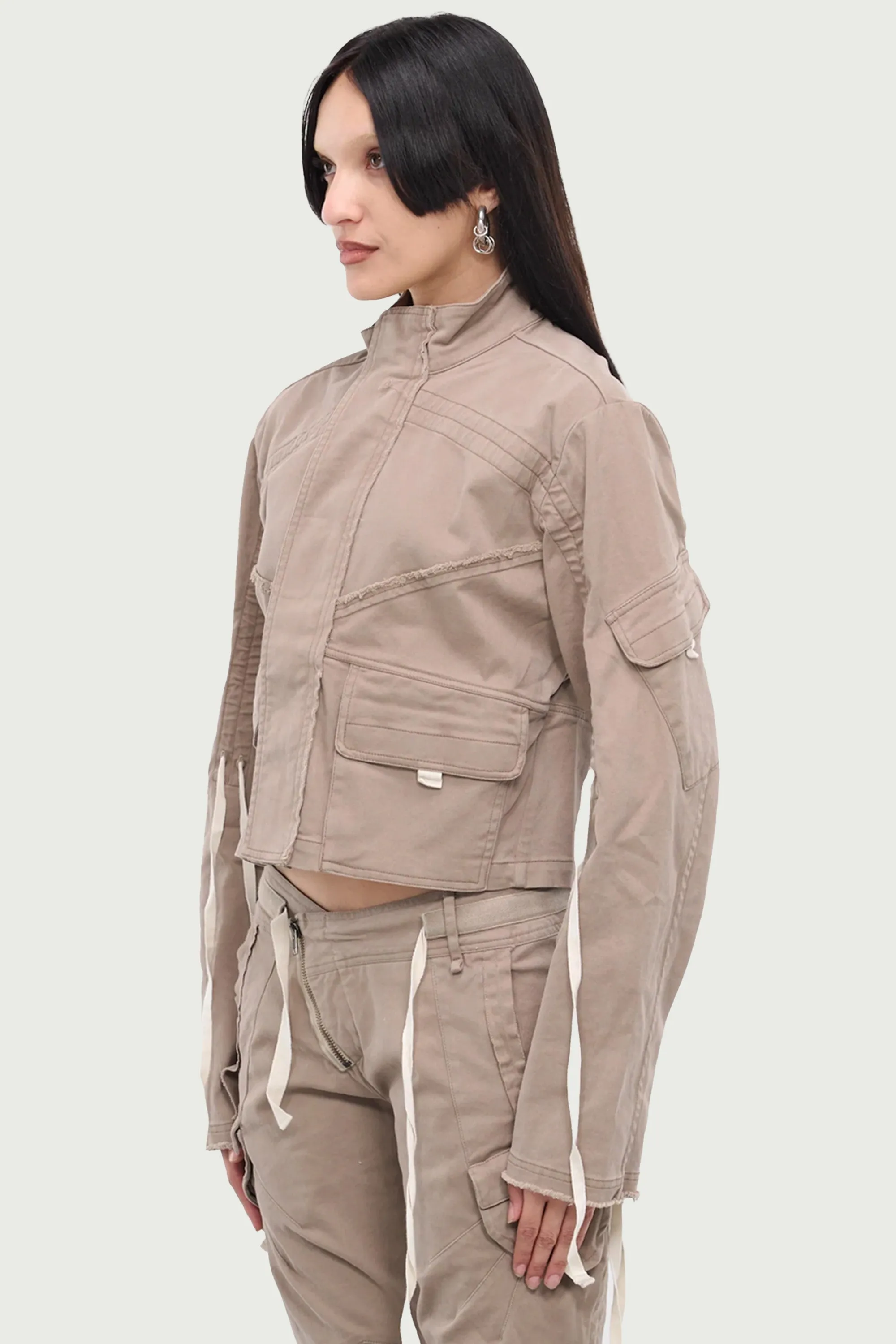 CROPPED CARGO JACKET