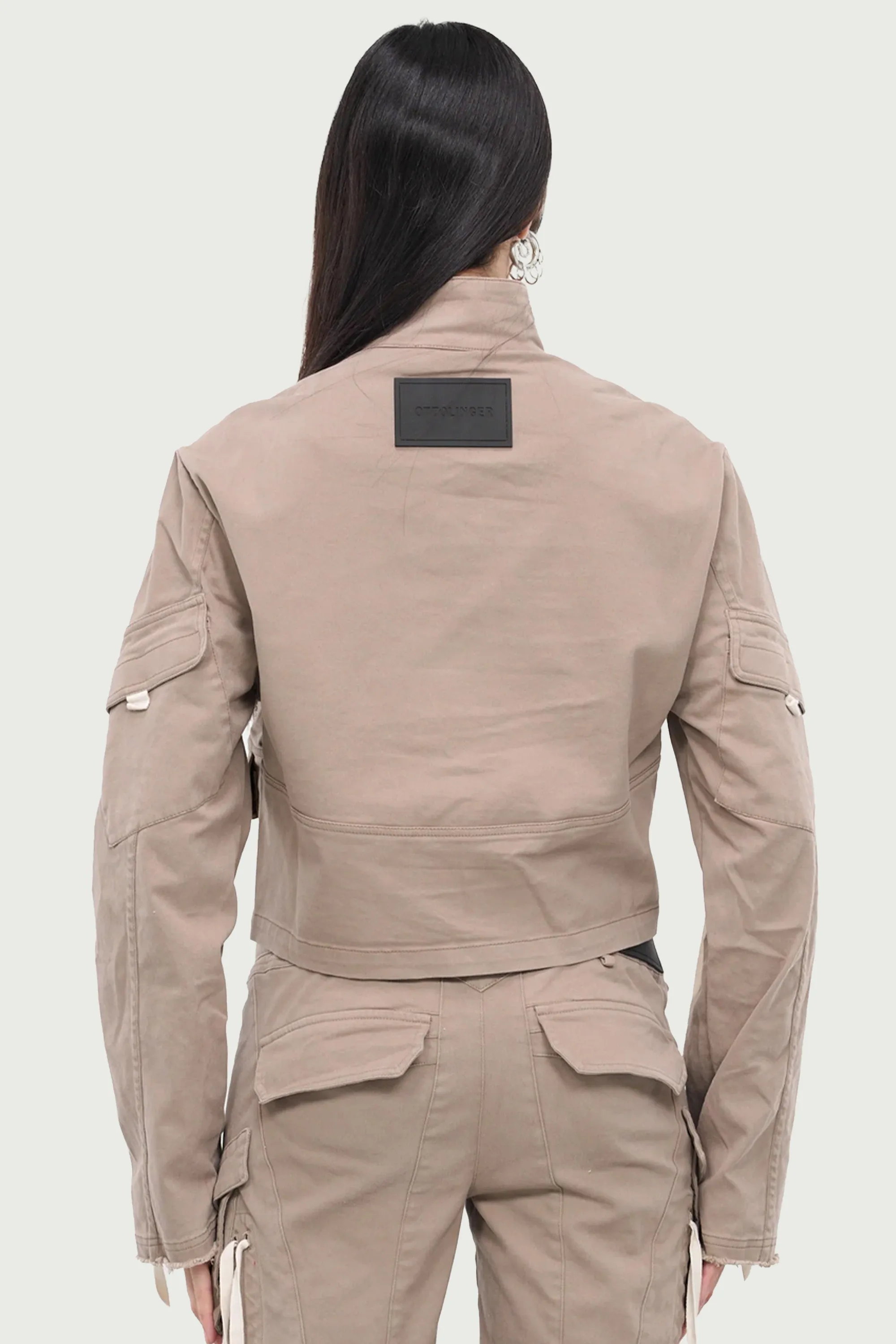 CROPPED CARGO JACKET