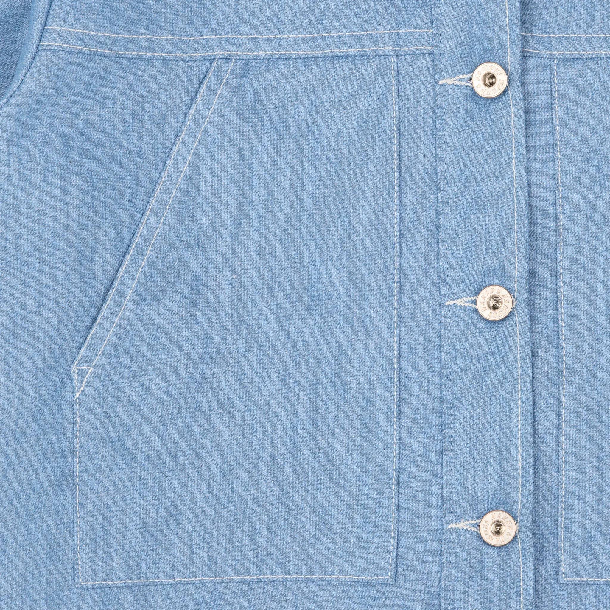 Cropped  Denim Jacket  - Sakura Sky