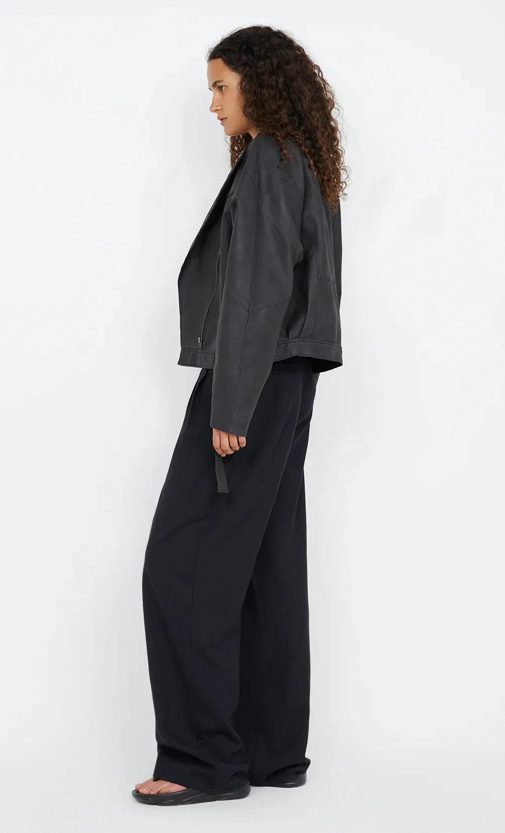 Davie Bomber (Washed Black)