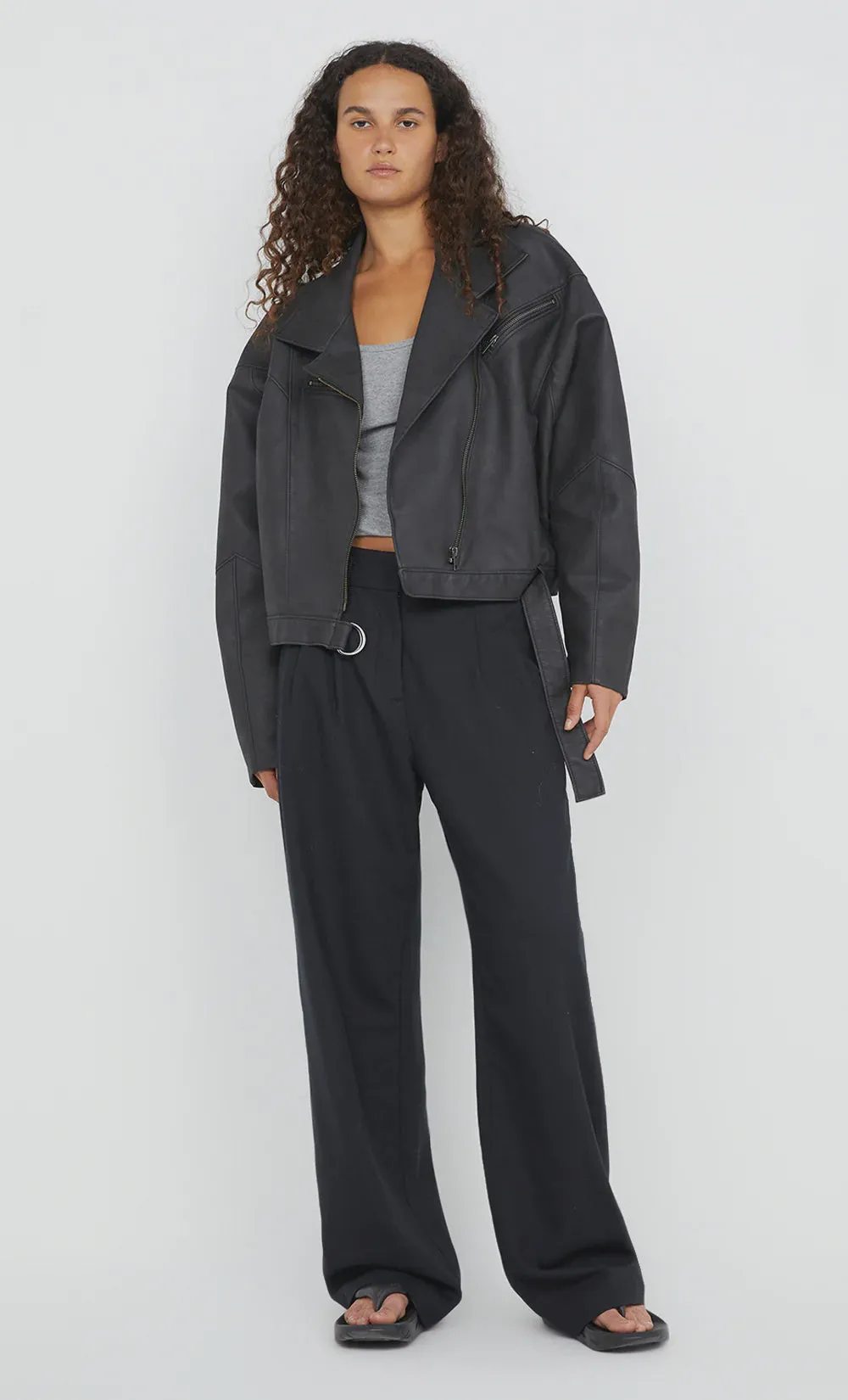 Davie Bomber (Washed Black)
