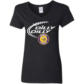 Dilly Dilly Minnesota Vikings Nfl Football Women V-Neck T-Shirt
