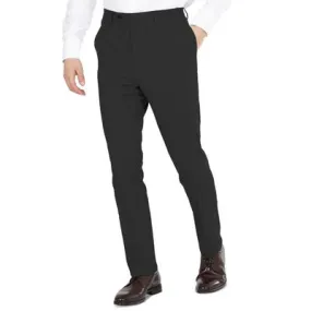 Dkny Mens Modern fit Dress Pants 36 / 30 Black Solid Stretch