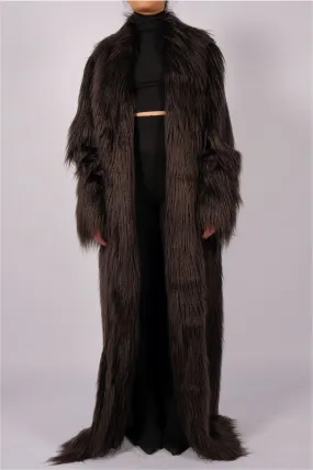 Faux Fur Maxi Coat