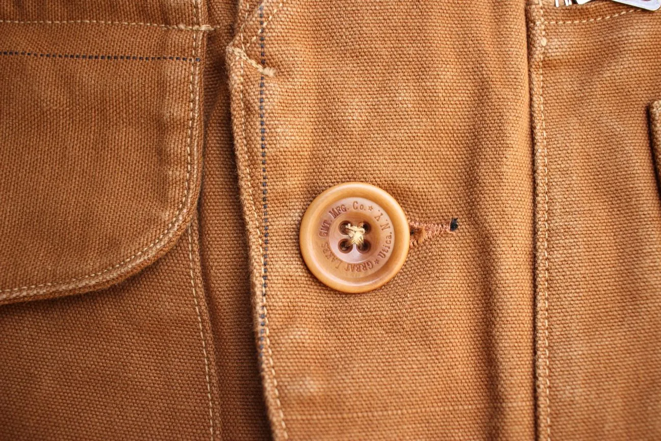 FREEWHEELERS / "Yellowstone" SLEEVELESS COAT (#2321015,YARN-DYED BUFFALO BROWN)