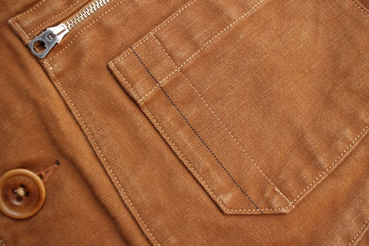 FREEWHEELERS / "Yellowstone" SLEEVELESS COAT (#2321015,YARN-DYED BUFFALO BROWN)
