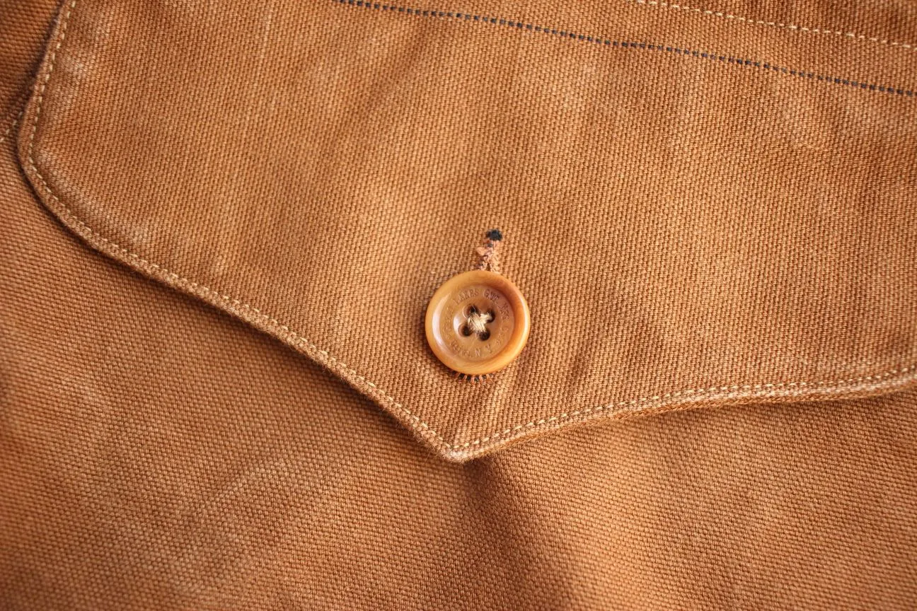 FREEWHEELERS / "Yellowstone" SLEEVELESS COAT (#2321015,YARN-DYED BUFFALO BROWN)