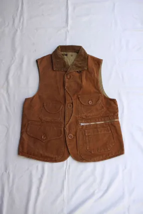 FREEWHEELERS / "Yellowstone" SLEEVELESS COAT (#2321015,YARN-DYED BUFFALO BROWN)