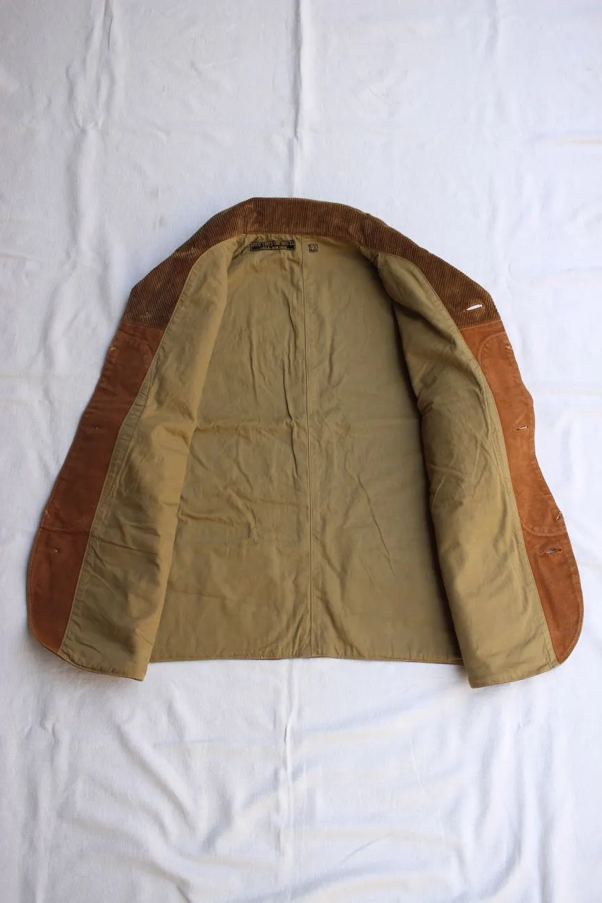 FREEWHEELERS / "Yellowstone" SLEEVELESS COAT (#2321015,YARN-DYED BUFFALO BROWN)