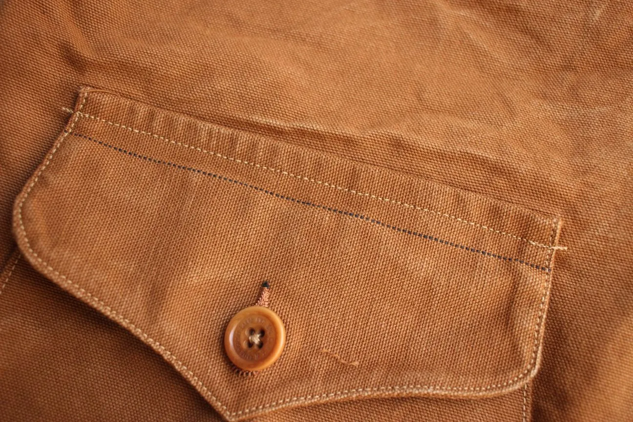 FREEWHEELERS / "Yellowstone" SLEEVELESS COAT (#2321015,YARN-DYED BUFFALO BROWN)