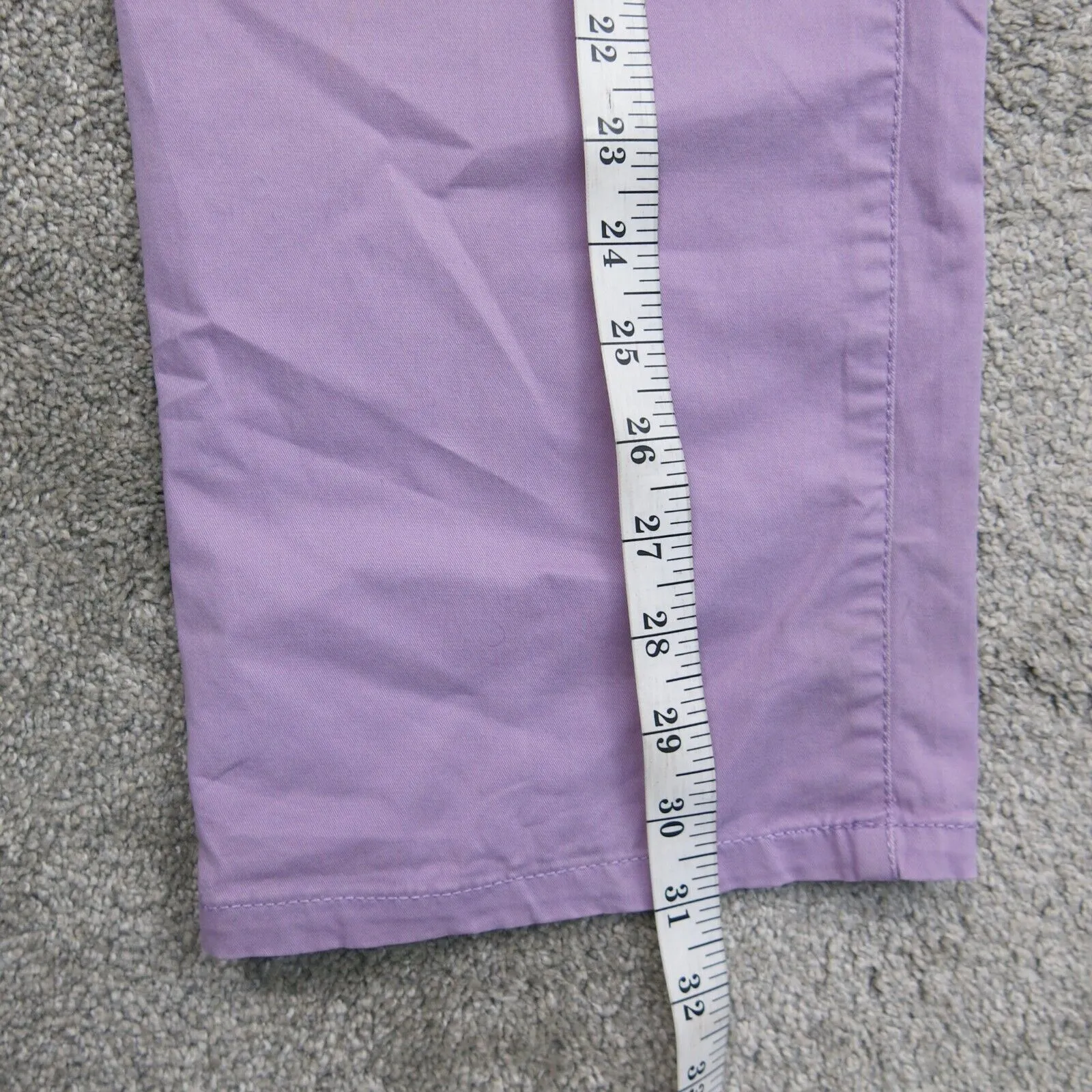 French Connection Womens Straight Leg Dress Pant Flat Front Pull On Pink Size 38