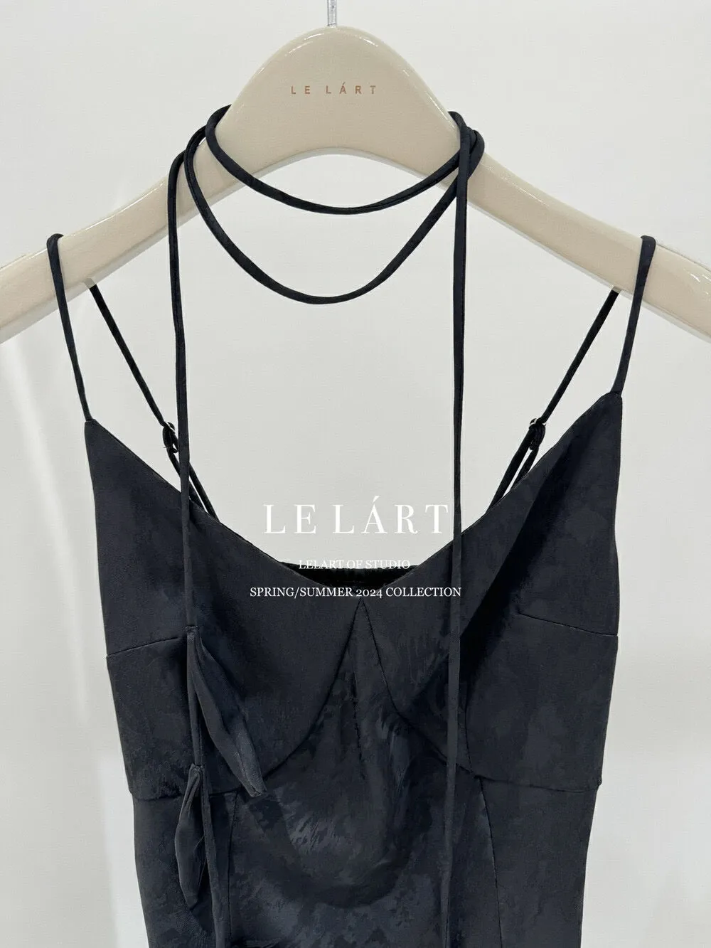 French Slip Dress With Scarf