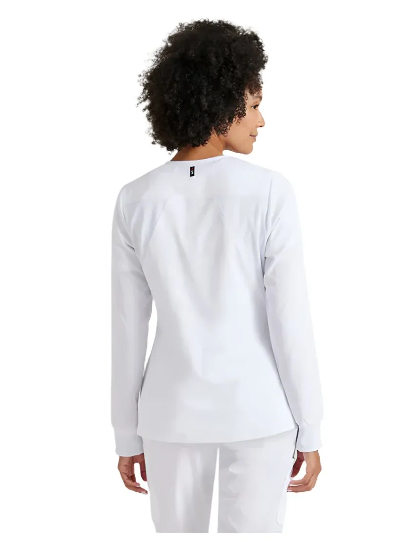 Grey's Anatomy Stretch™ by Barco Gianna 5-Pocket Crewneck Scrub Jacket