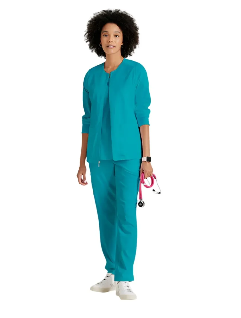 Grey's Anatomy Stretch™ by Barco Gianna 5-Pocket Crewneck Scrub Jacket