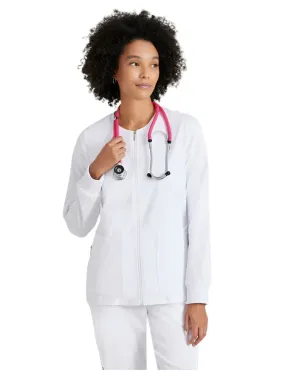 Grey's Anatomy Stretch™ by Barco Gianna 5-Pocket Crewneck Scrub Jacket