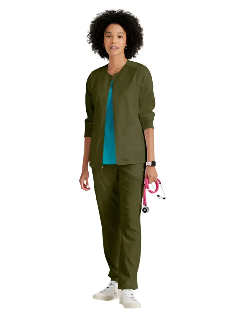 Grey's Anatomy Stretch™ by Barco Gianna 5-Pocket Crewneck Scrub Jacket