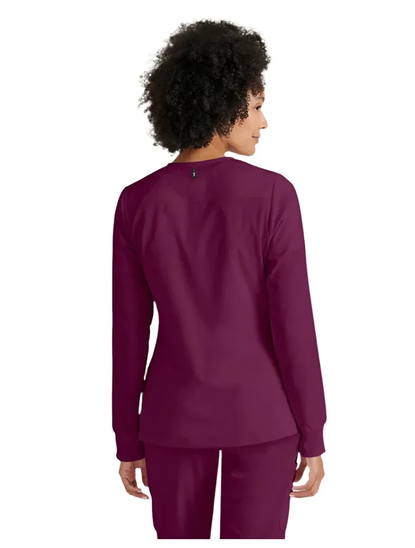 Grey's Anatomy Stretch™ by Barco Gianna 5-Pocket Crewneck Scrub Jacket