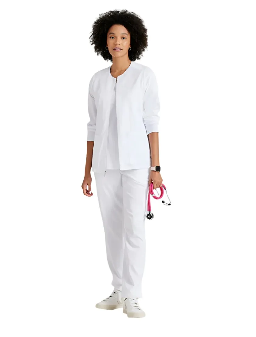 Grey's Anatomy Stretch™ by Barco Gianna 5-Pocket Crewneck Scrub Jacket