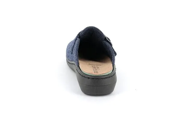 Grunland Women's Dasa Slippers- Blue