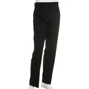 Haggar Mens Classic fit Dress Pants 38 / 32 Black Solid