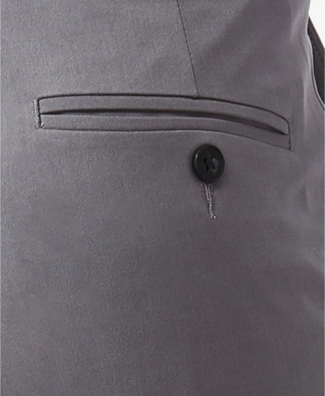 Haggar Mens Slim fit Dress Pants 34 / 32 Grey Solid