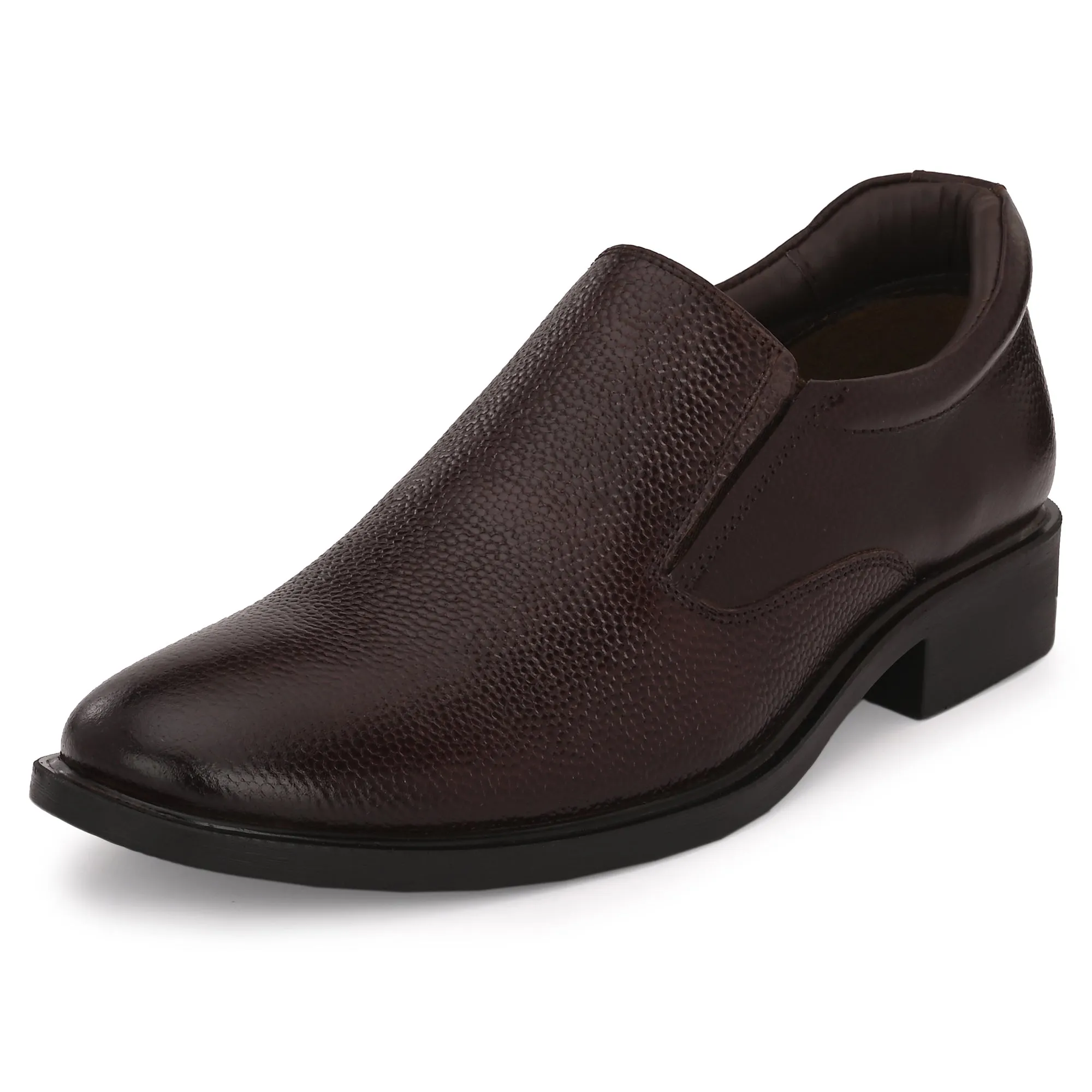 Honed Full Grain Leather Slip Ons